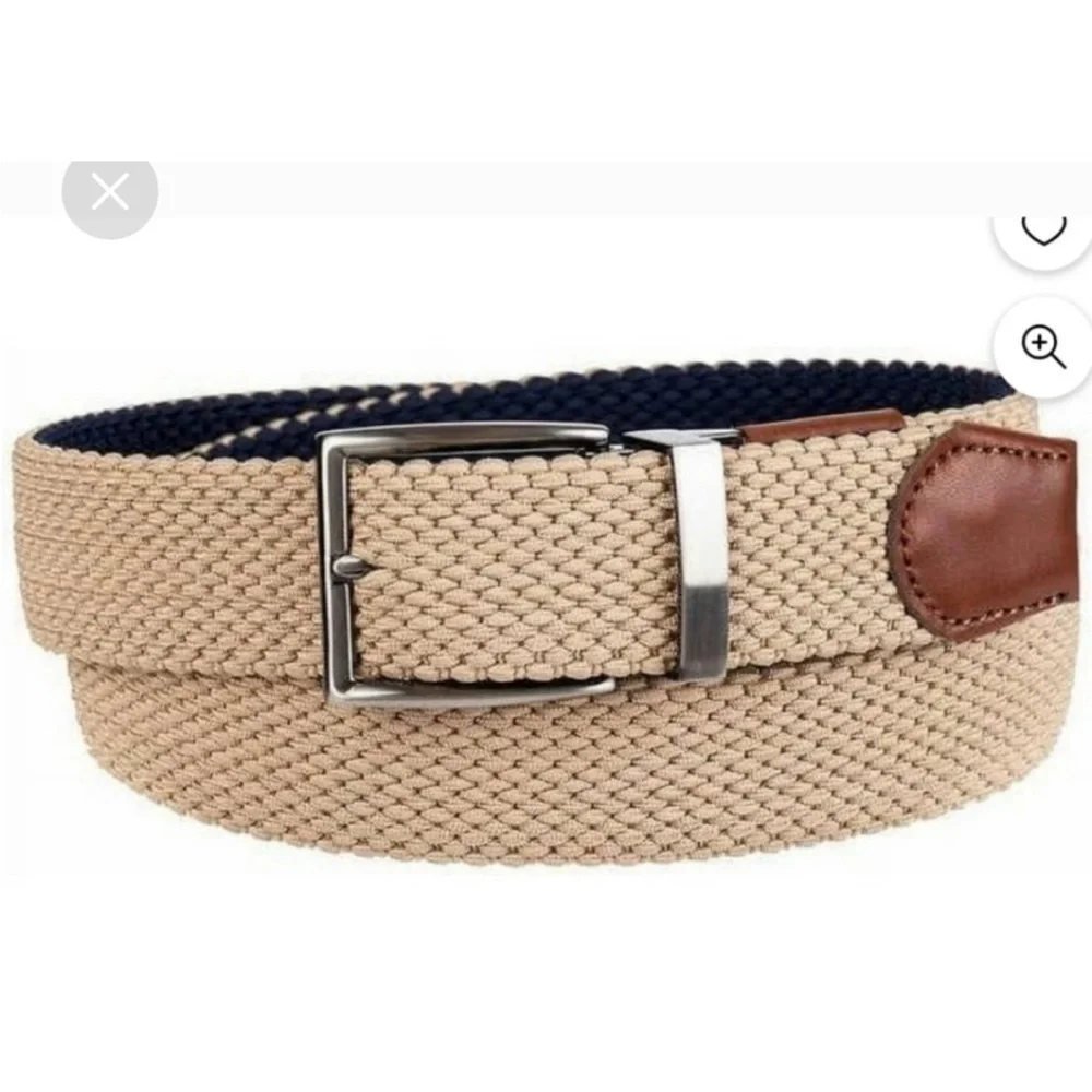 Tommy Bahama Men's Reversible Stretch Khaki Belt XL or 38-42
